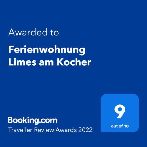 Ferienwohnung Limes Am Kocher Huttlingen Luaran gambar